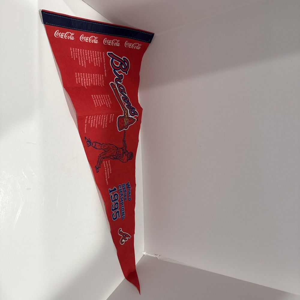 Vintage 1995 Atlanta Braves 1995 World Series Pennant National Legue Champions‎